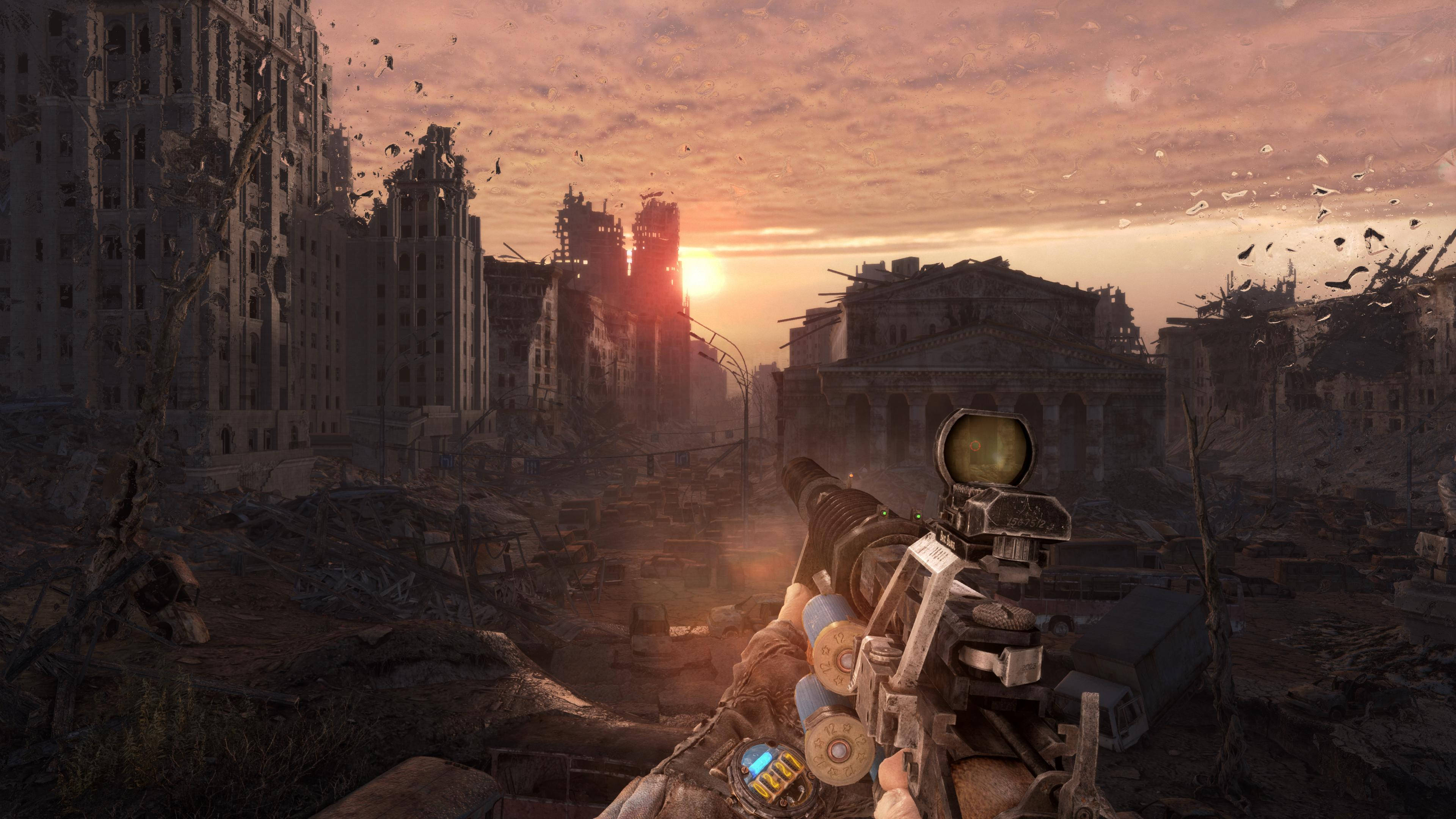 Metro 2033 Redux, sniper gun, soldier, 4K Desktop Wallpaper
