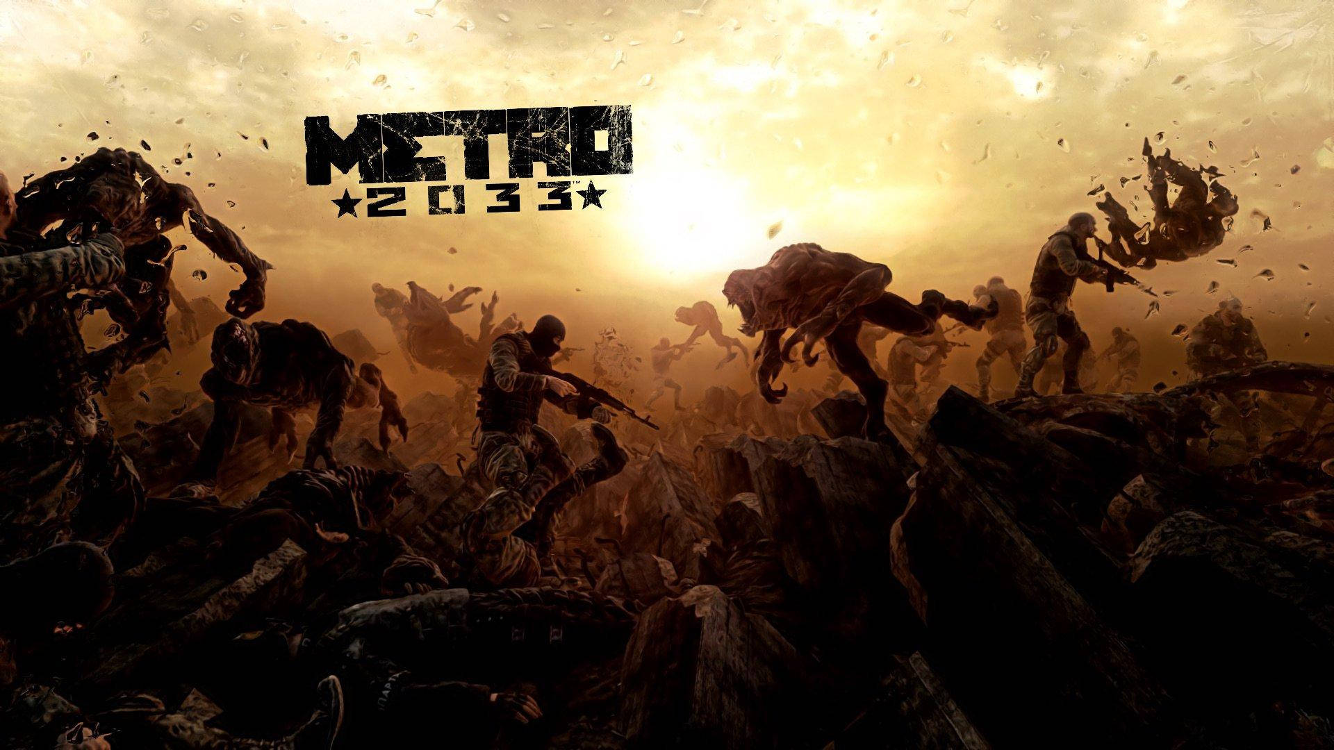 Metro 2033 Redux, mutants, post-apocalyptic wasteland, Full HD Desktop Wallpaper
