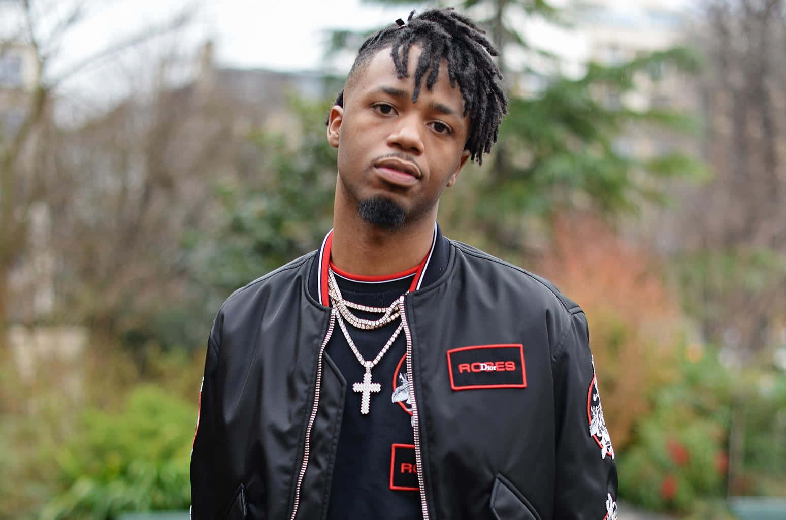 Metro Boomin, dreadlocks, black bomber jacket, HD Desktop Wallpaper