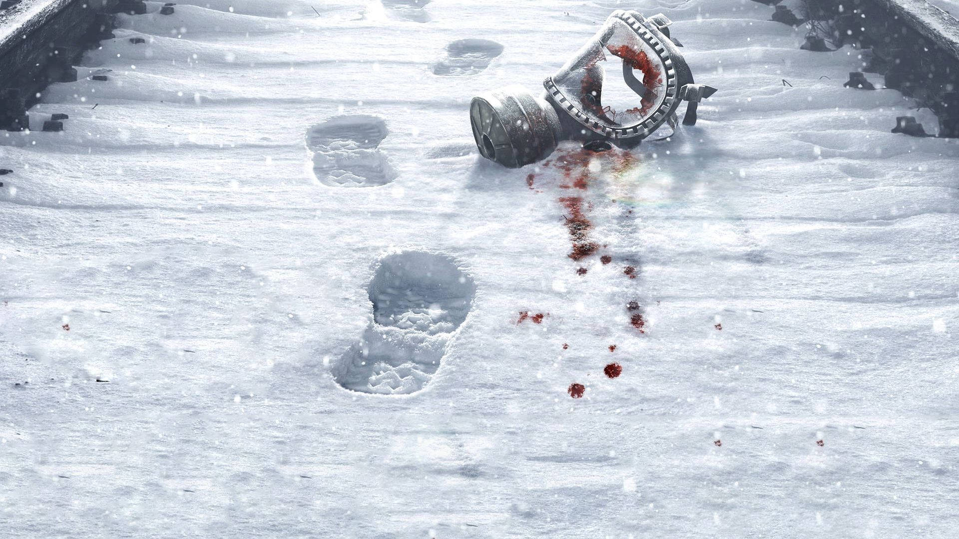 Metro Exodus, gas mask, snow, Full HD Desktop Wallpaper