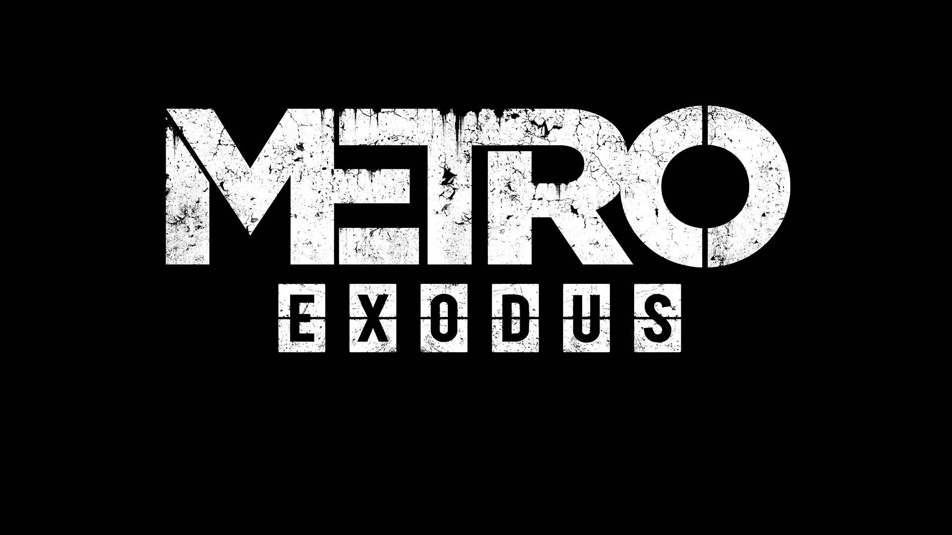 Metro Exodus, black, white, Full HD Desktop Wallpaper