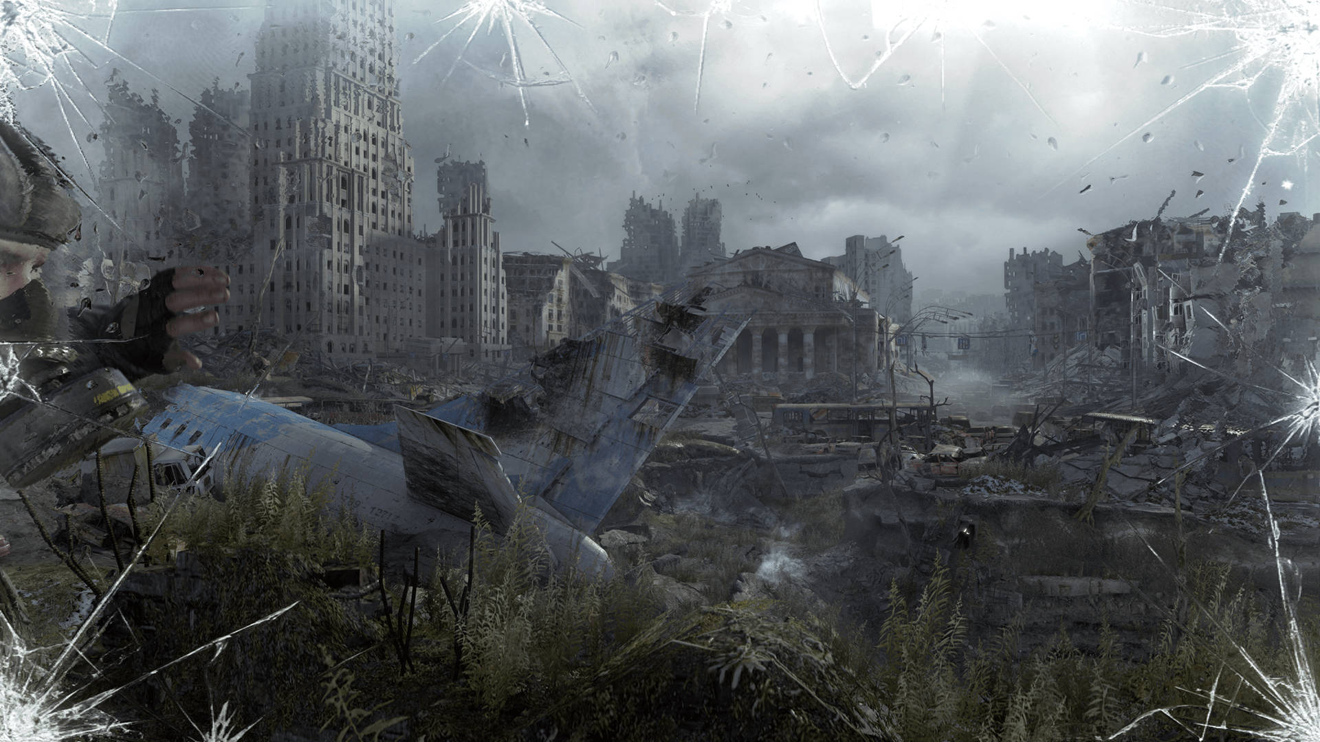 Metro Exodus, abandoned city, ruined cityscape, Full HD Desktop Wallpaper