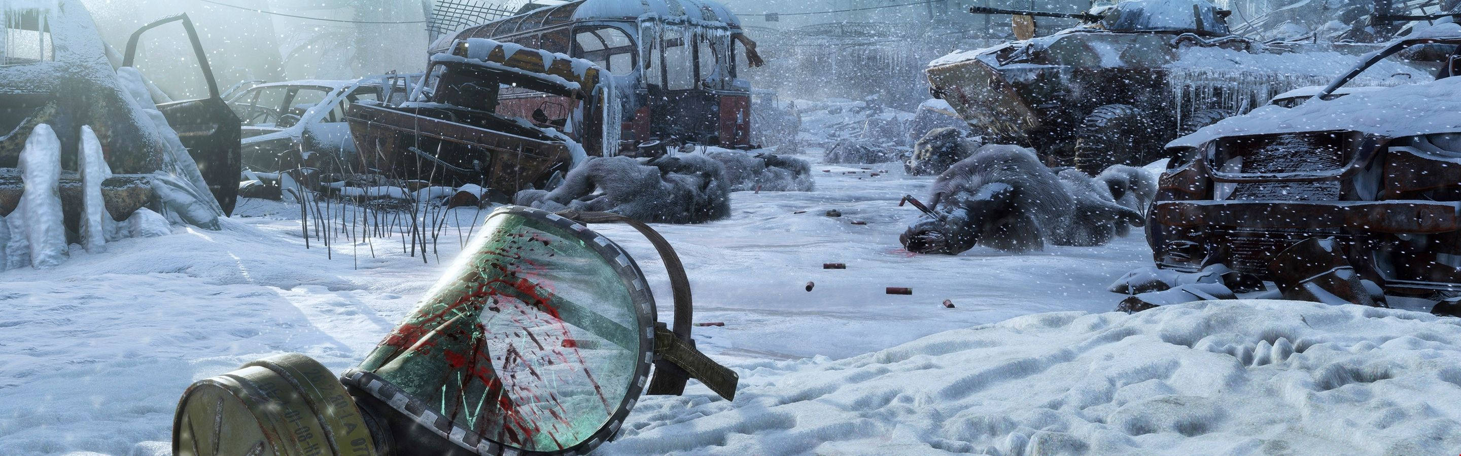Metro Exodus, scary blizzard, snow, 2K Desktop Wallpaper