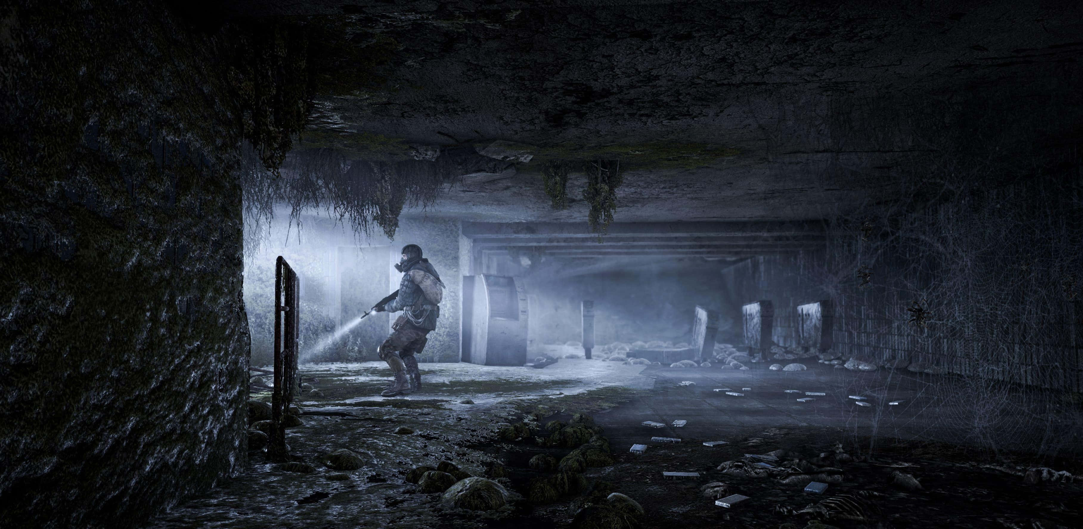 Metro Game, survivor, underground tunnel, 2K Desktop Wallpaper