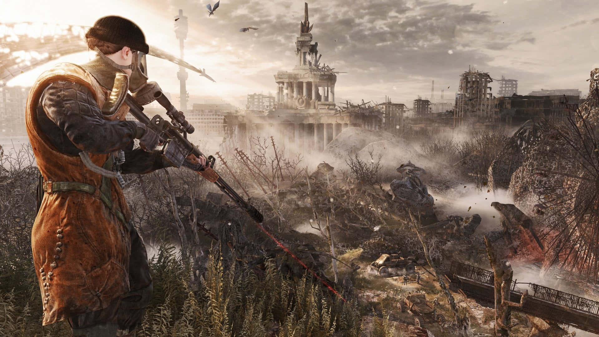 Metro Game, post-apocalyptic, sniper, Full HD Desktop Wallpaper