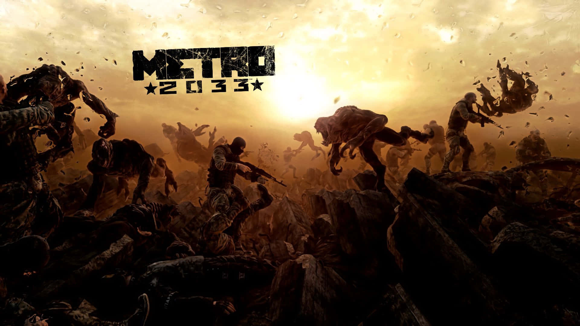 Metro 2033, apocalyptic sun, rubble, Full HD Desktop Wallpaper