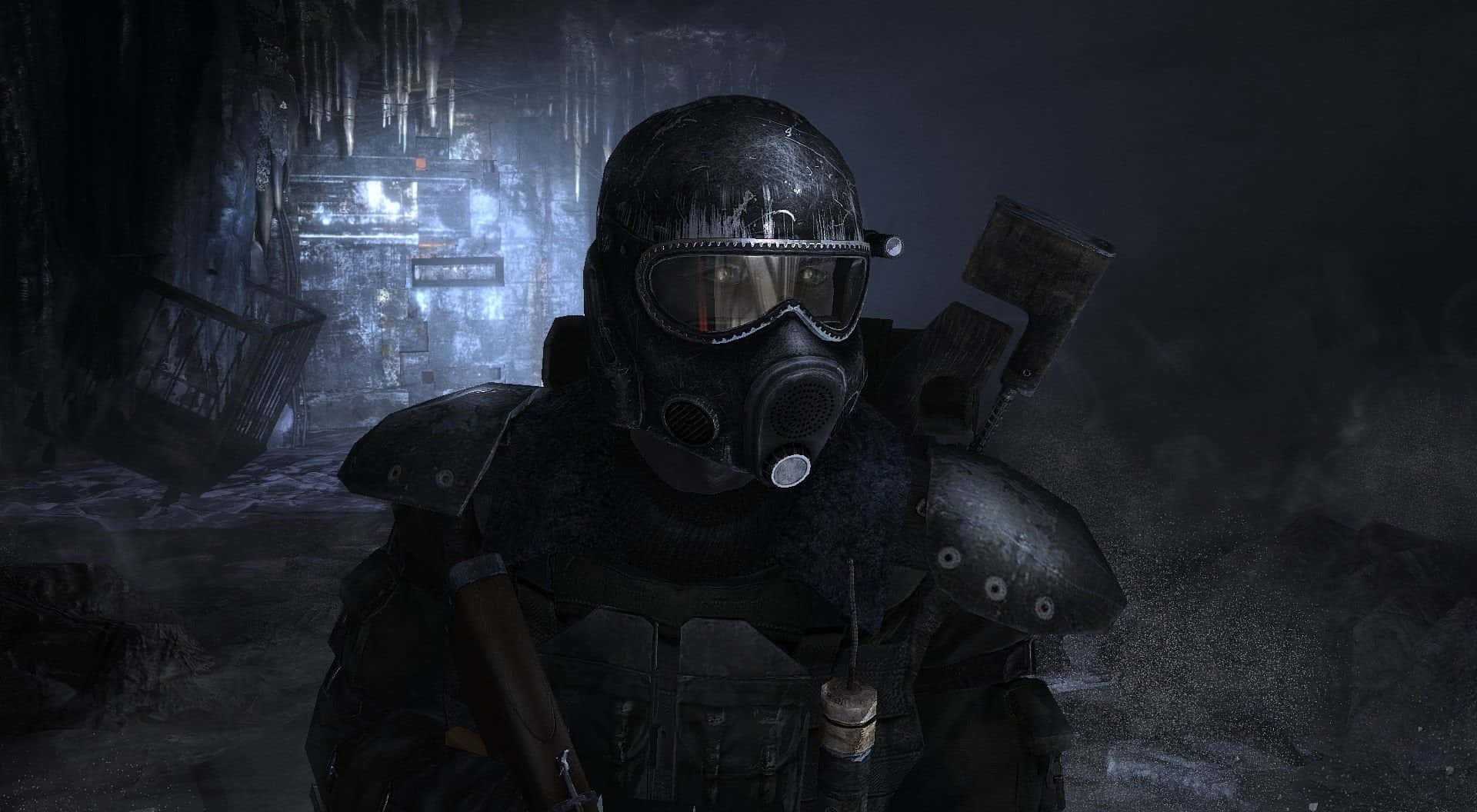 Metro Game, survivor, gas mask, Full HD Desktop Wallpaper