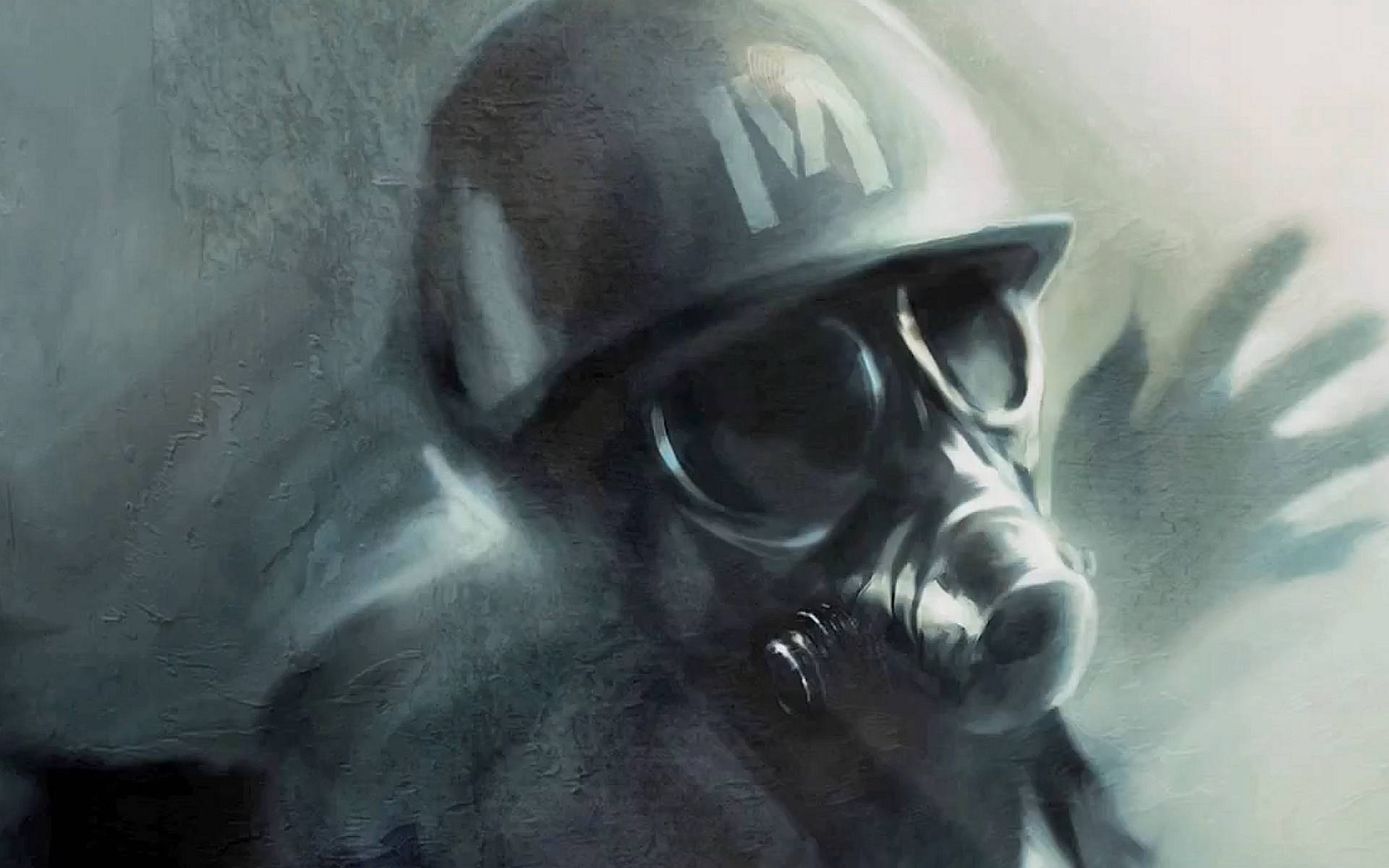 Metro Last Light, ghostly, soldier, Full HD Desktop Wallpaper
