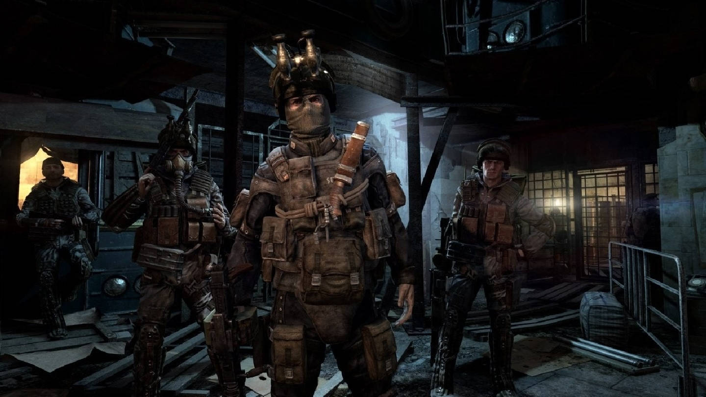 Metro Last Light, team mates, tactical gear, HD Desktop Wallpaper