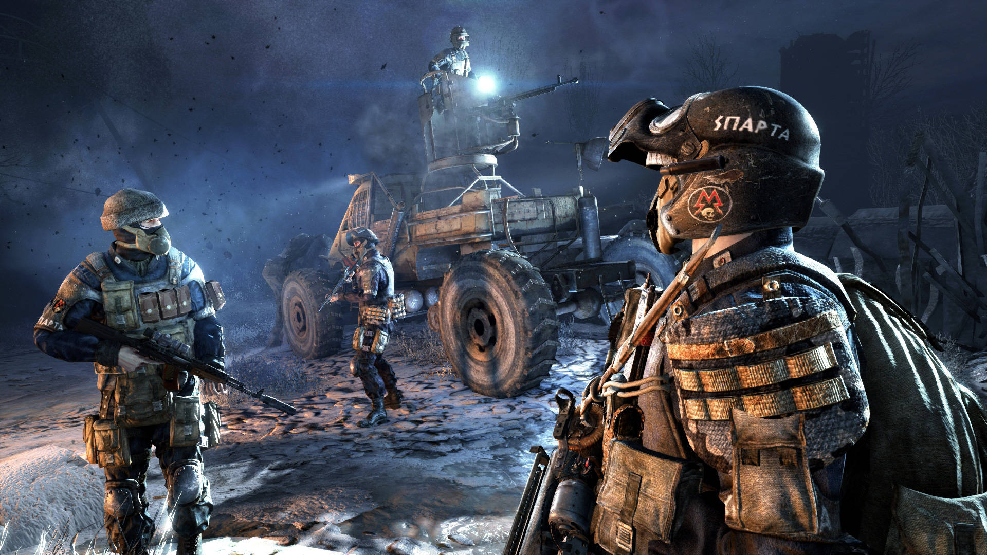 Metro Phone, truck, rifle, Full HD Desktop Wallpaper