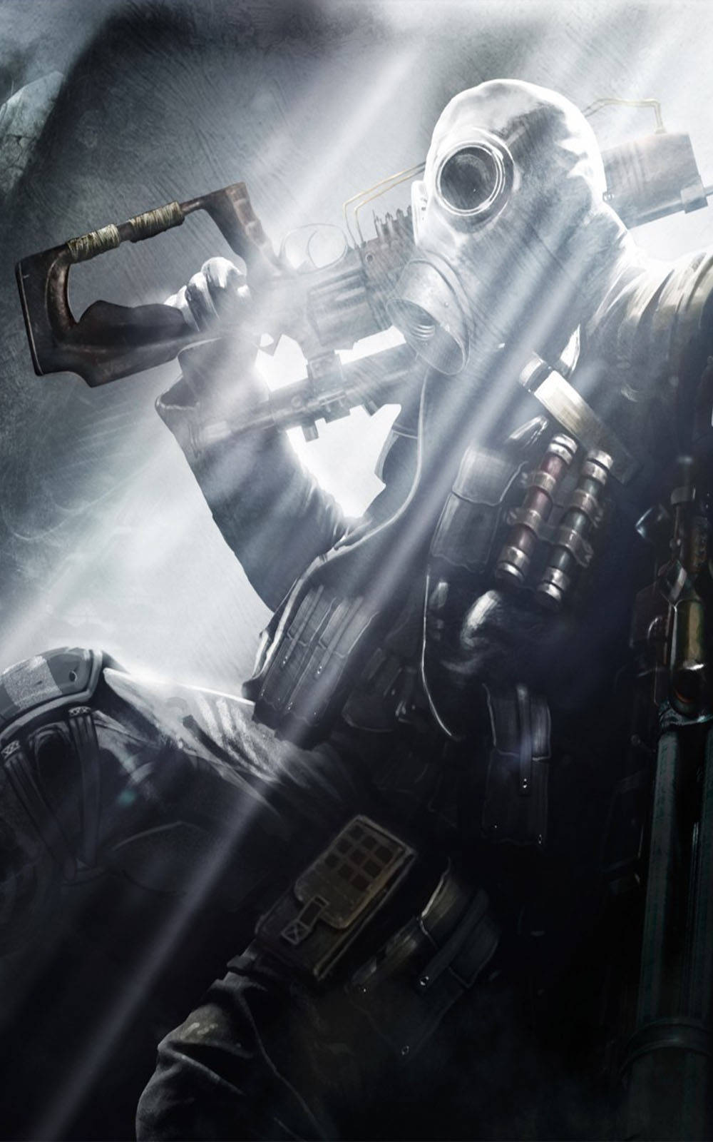 Metro Phone, gas mask, tactical gear, HD Phone Wallpaper
