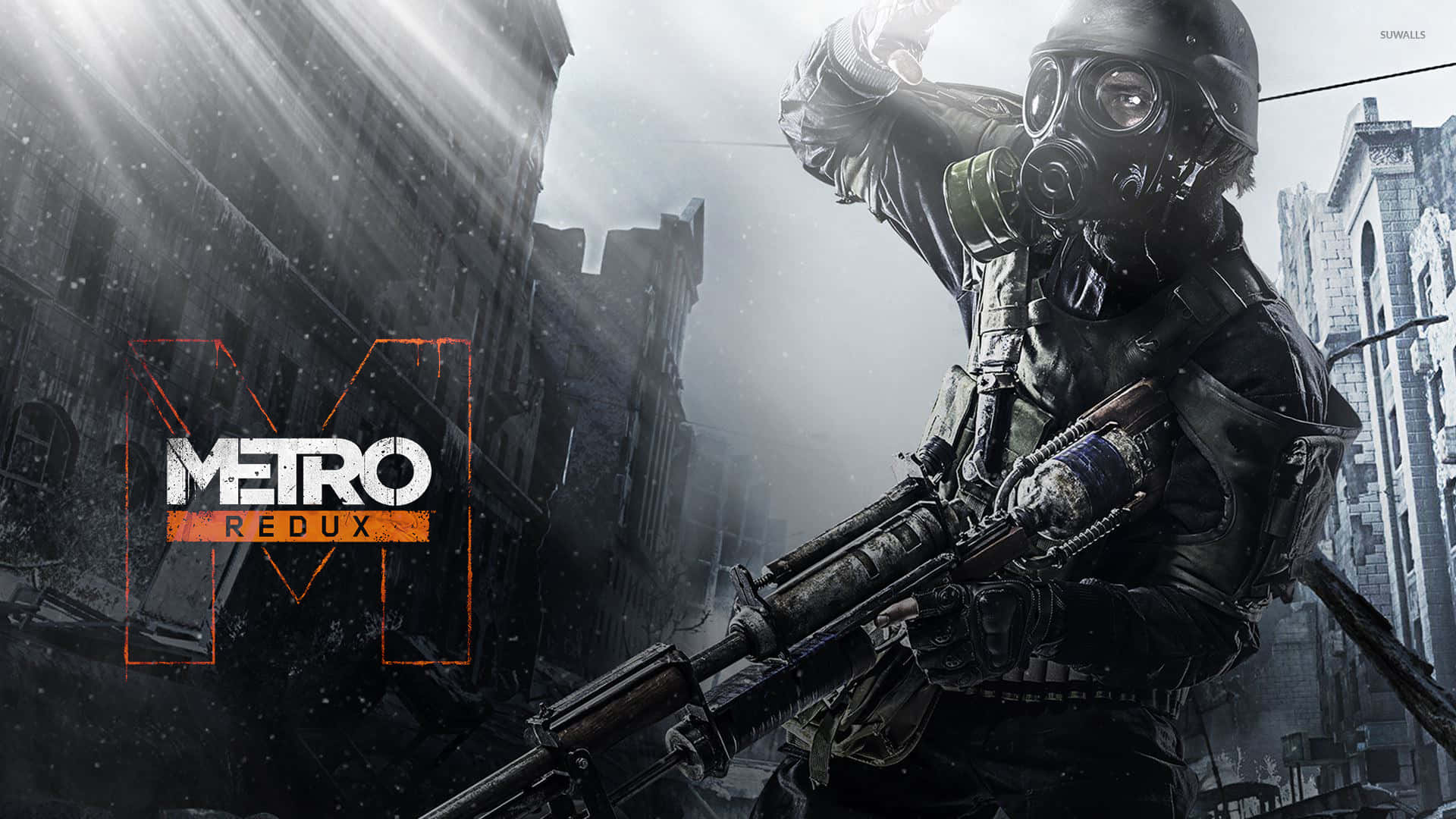 Metro, gas mask, tactical gear, Full HD Desktop Wallpaper