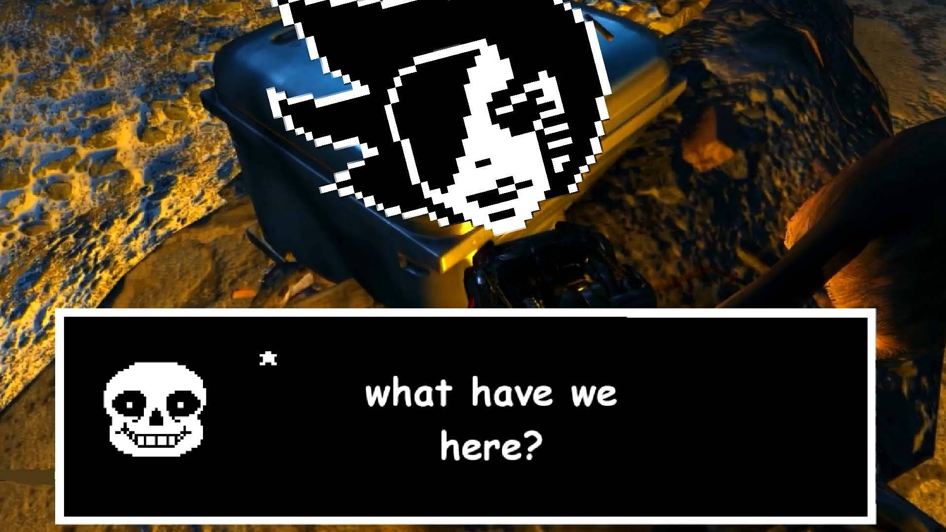 Mettaton, pixel-art, skull character, Full HD Desktop Wallpaper
