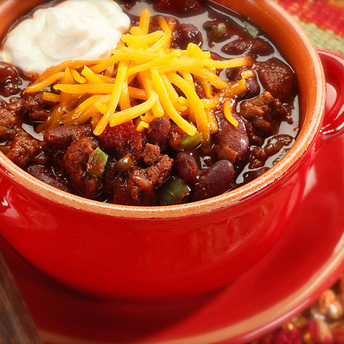 chili con carne, cheddar cheese, sour cream, SD Desktop Wallpaper