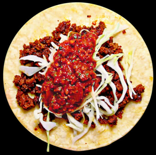 ground beef taco, seasoned ground meat, red sauce, SD Desktop Wallpaper