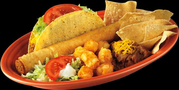 Mexican Food Platter, tacos, tostadas, SD Desktop Wallpaper