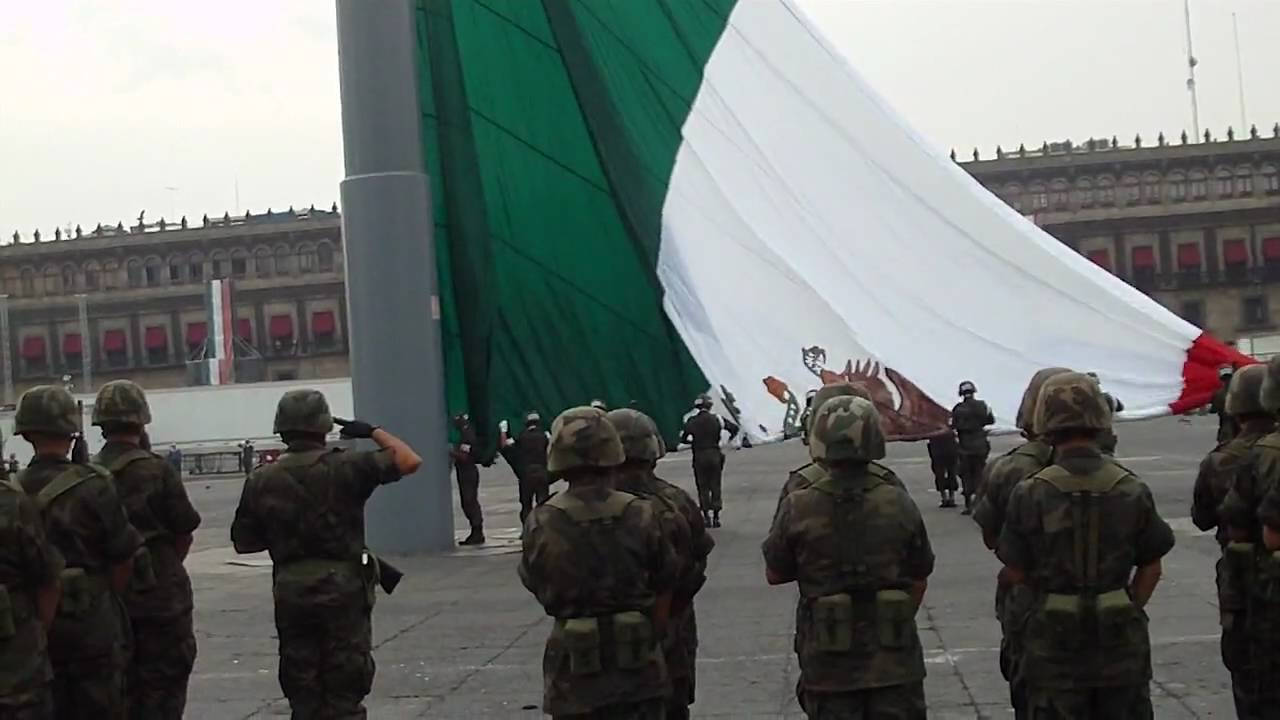 Mexico flag, camouflage uniforms, soldiers, HD Desktop Wallpaper
