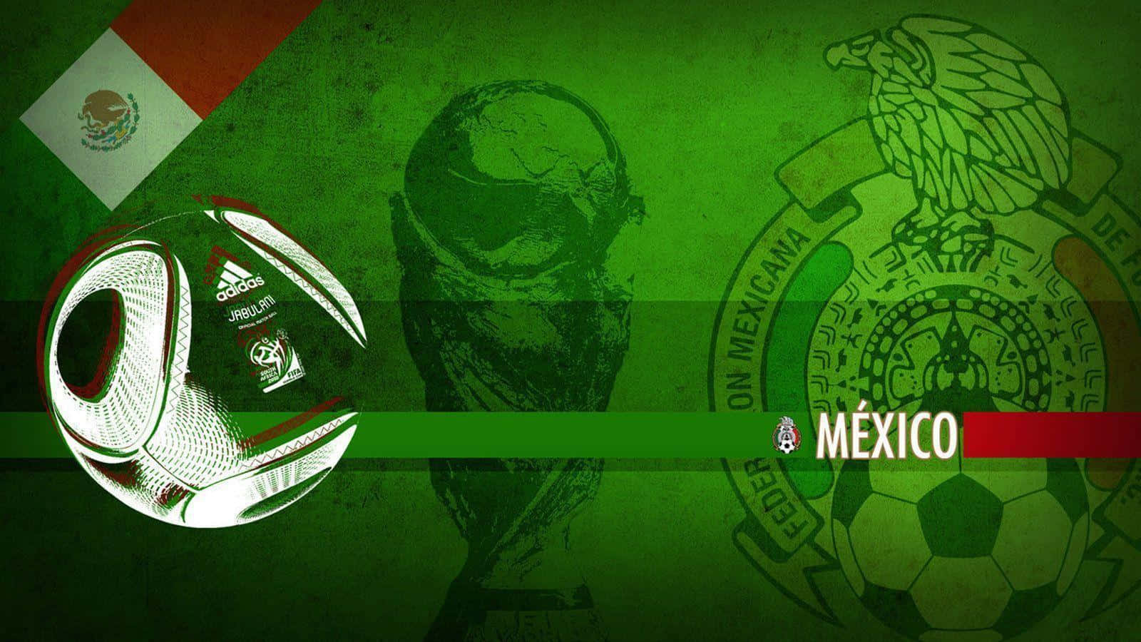mexico soccer, green, soccer ball, HD Desktop Wallpaper