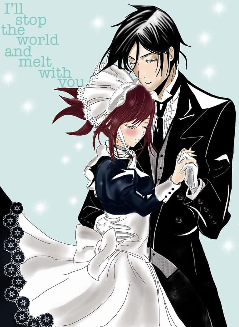 Mey-Rin, Red Dress, formal attire, SD Phone Wallpaper