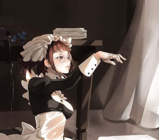 Mey-Rin, Victorian attire, glasses, SD Desktop Wallpaper