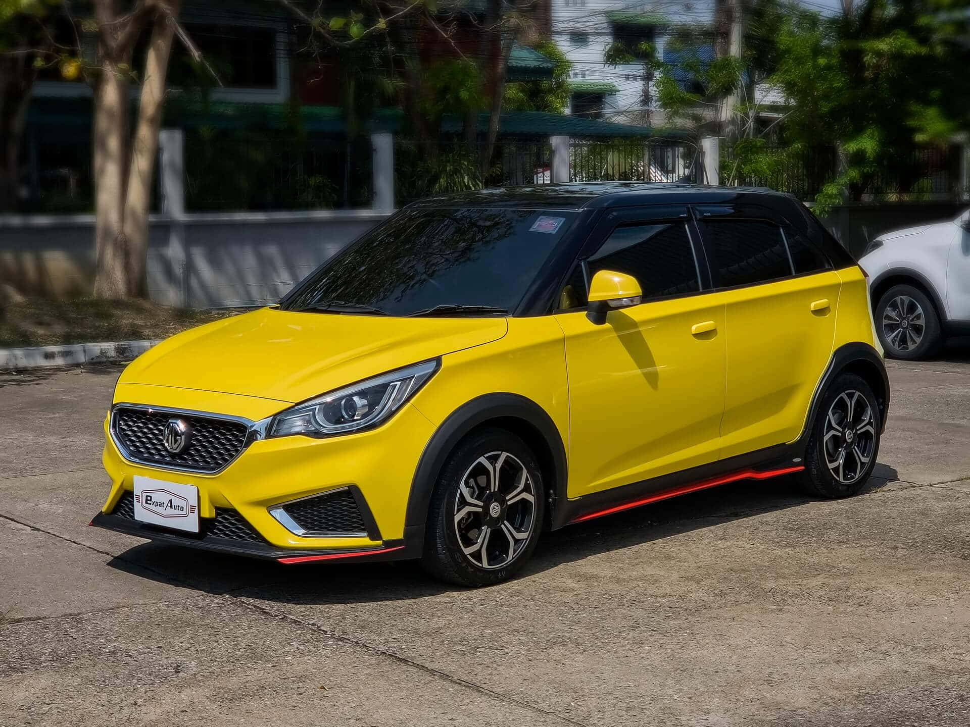 MG 3, bright yellow, black trim, Full HD Desktop Wallpaper