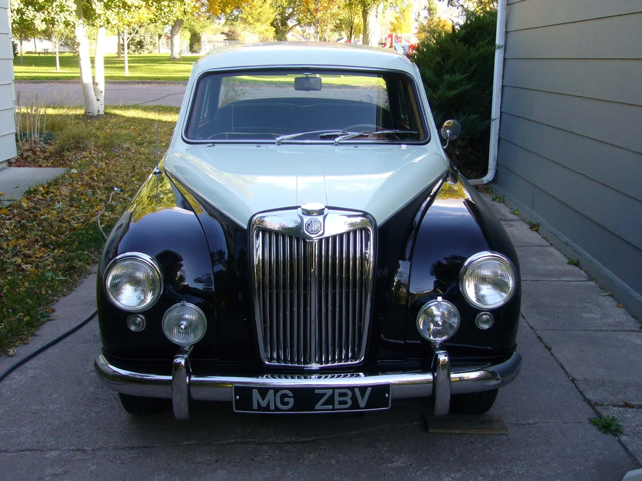 MG Magnette, two-tone, chrome grille, Full HD Desktop Wallpaper