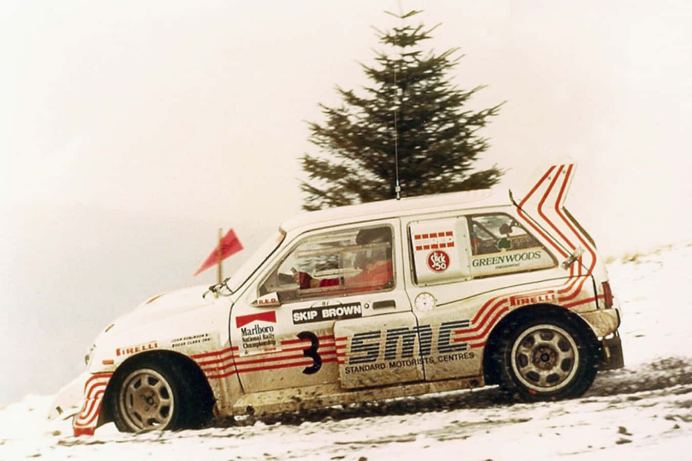 MG Metro 6R4, rally car, white, HD Desktop Wallpaper