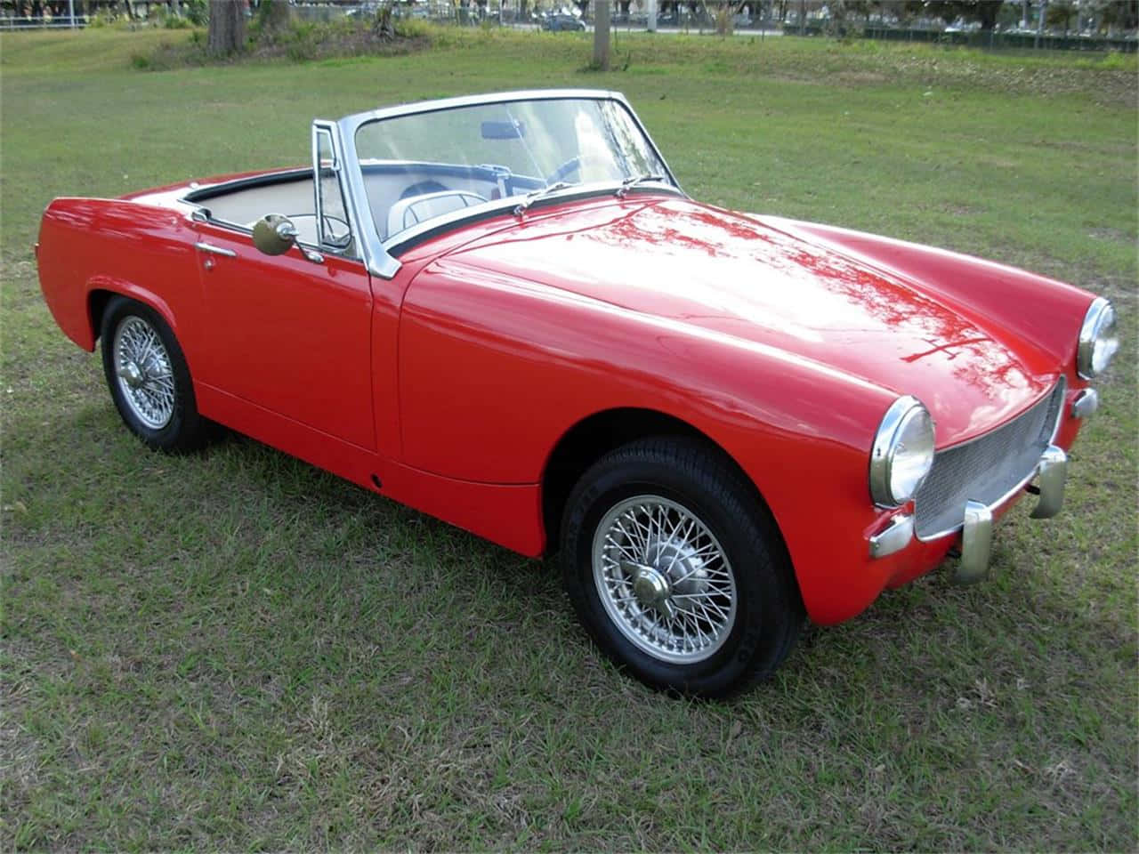 MG Midget, vintage MG Midget, pristine condition, HD Desktop Wallpaper
