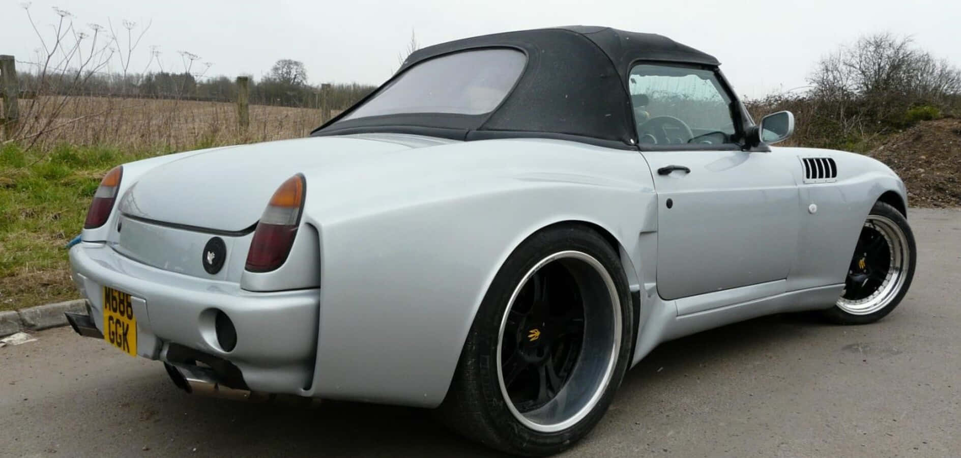 MG RV8, silver, black accents, HD Desktop Wallpaper