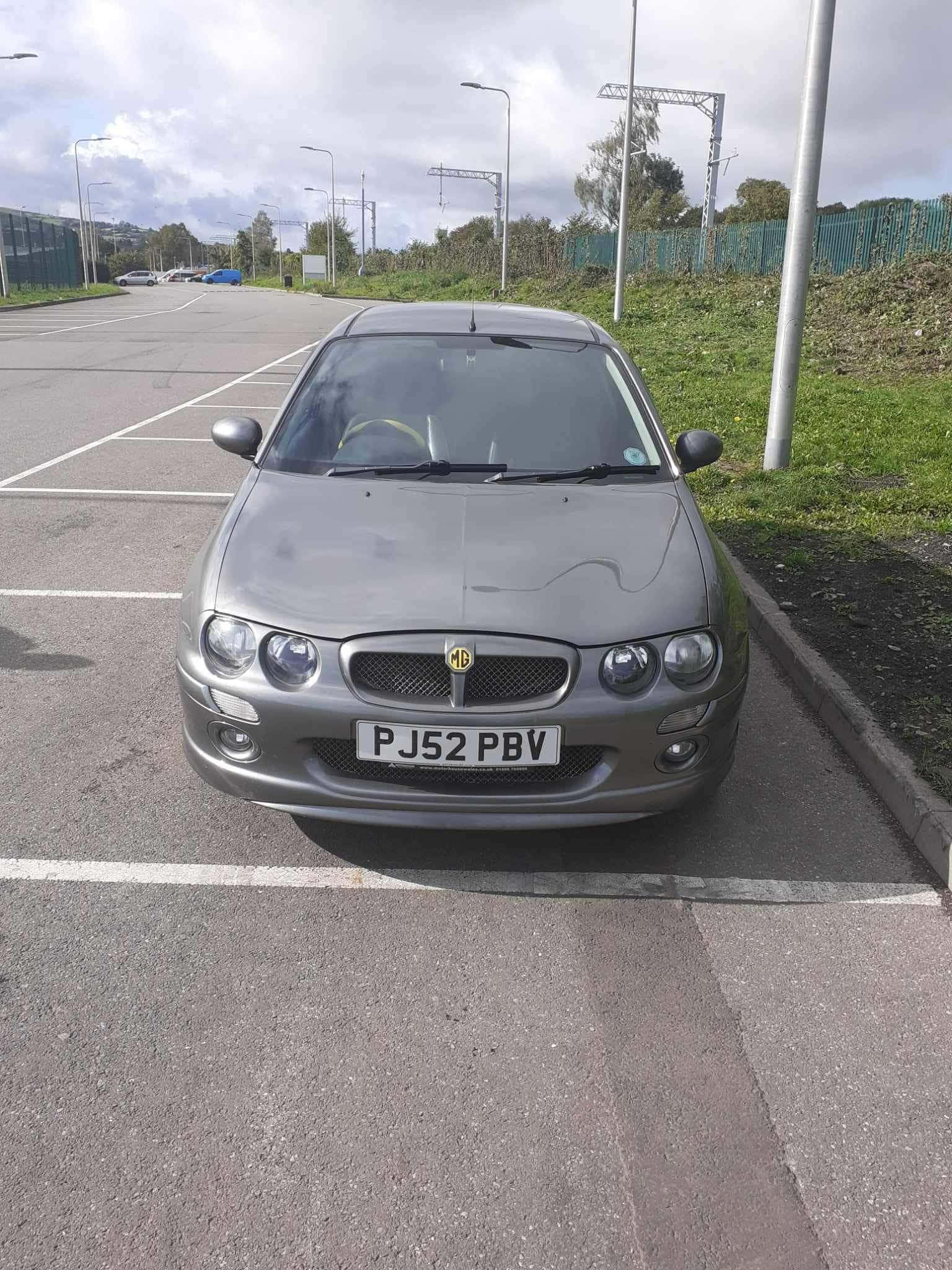 MG ZR, silver, outdoor lot, Full HD Phone Wallpaper