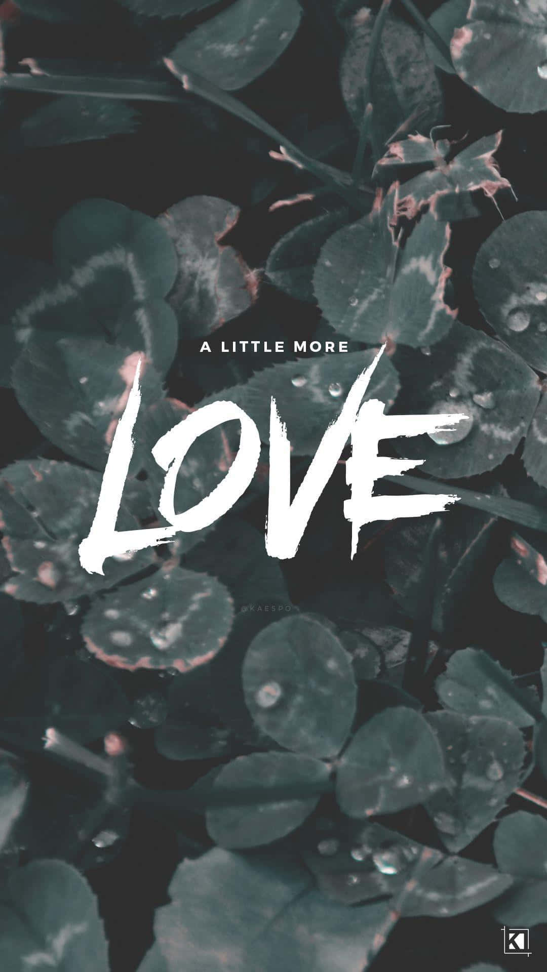 MGK, LOVE, A LITTLE MORE, Full HD Phone Wallpaper