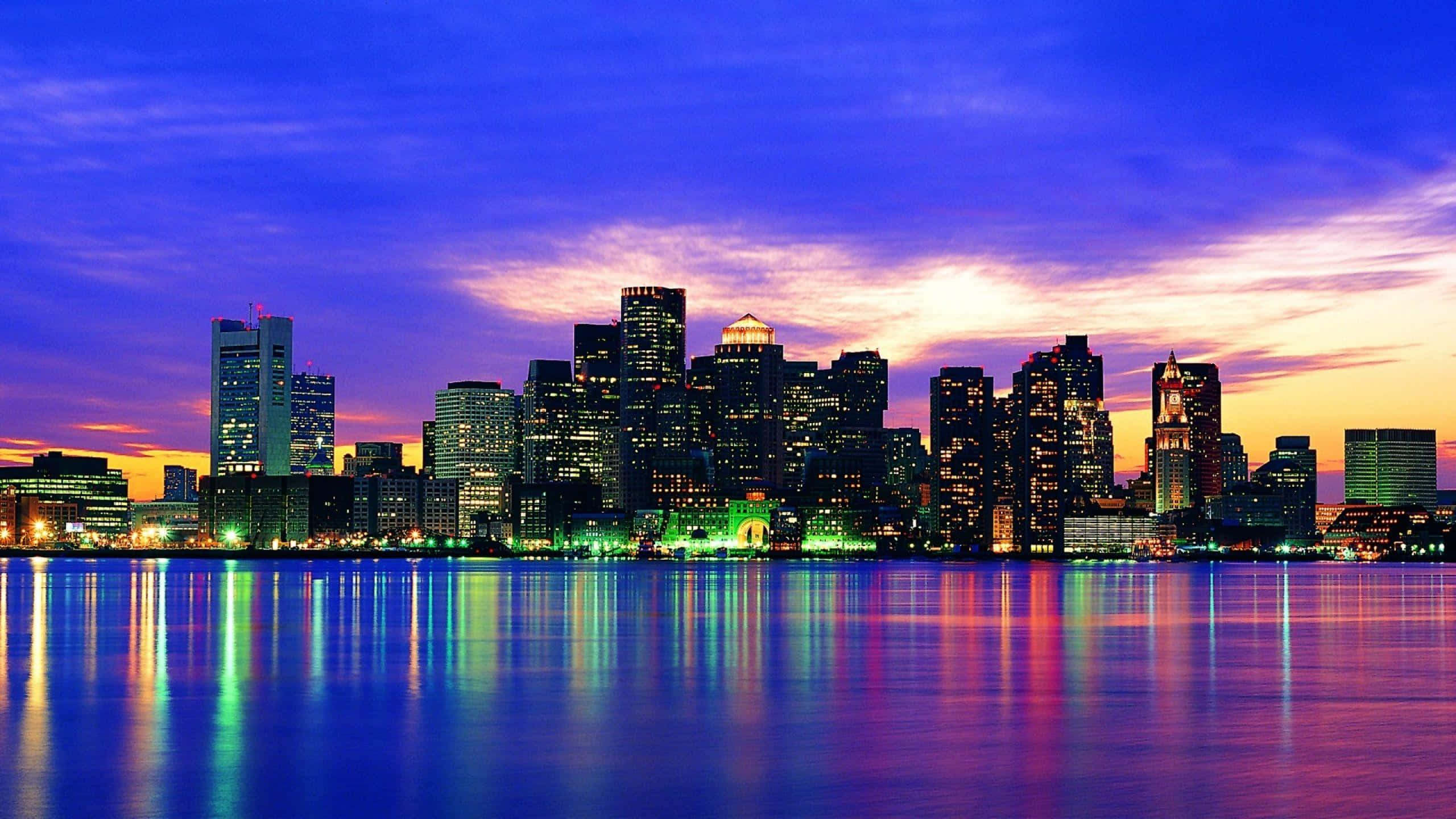 Miami, 4K, dusk, 2K Desktop Wallpaper