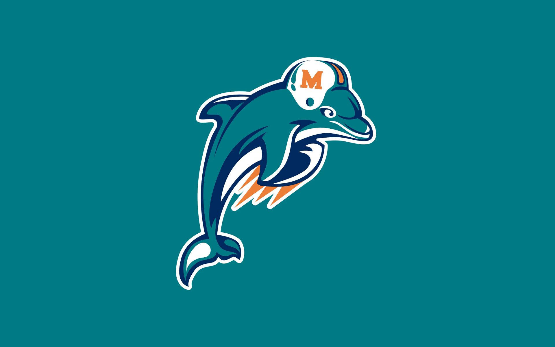 Miami Dolphins, football helmet, dolphin, Full HD Desktop Wallpaper