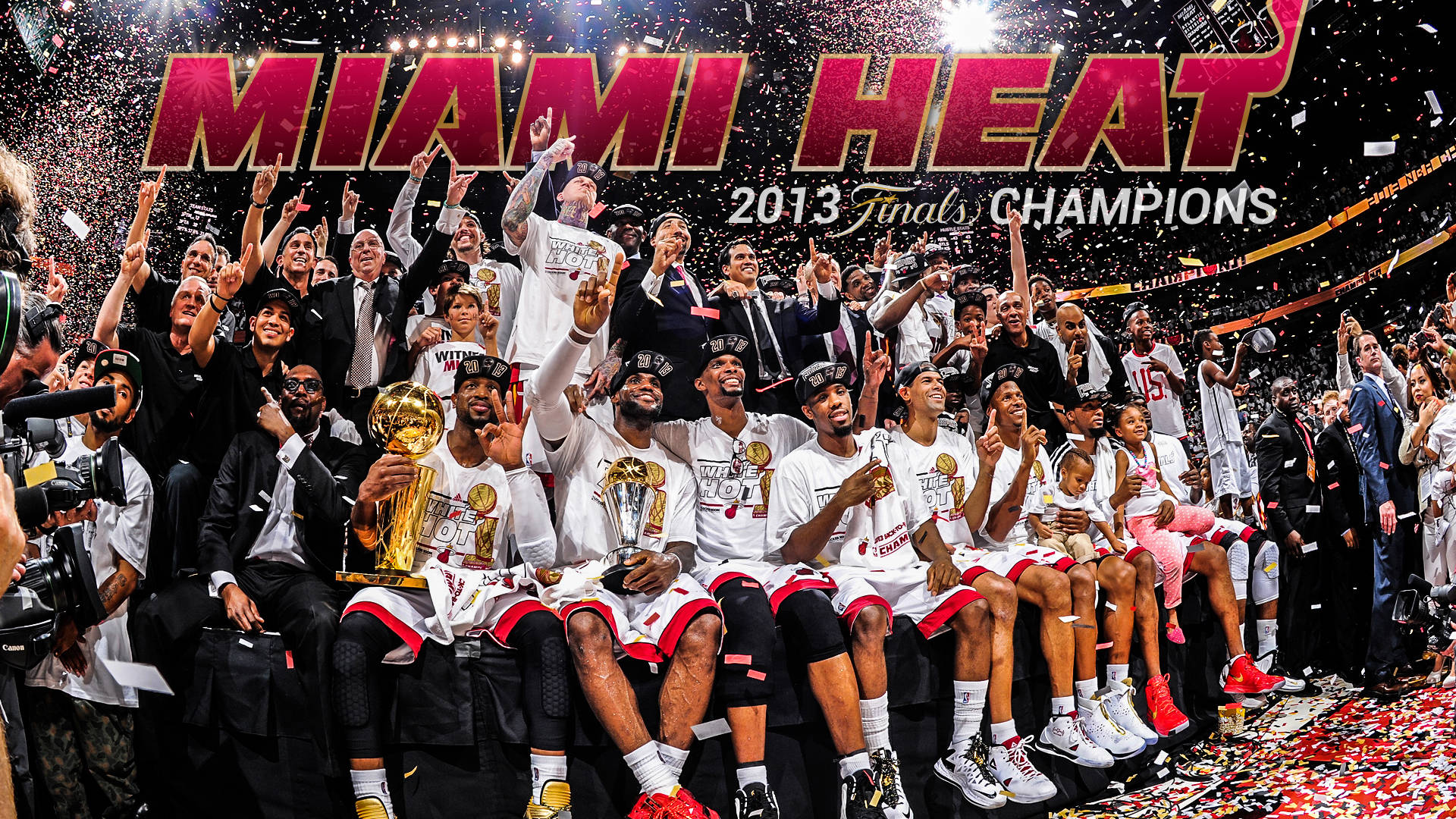 Miami Heat, 2013 NBA Finals, trophy, Full HD Desktop Wallpaper