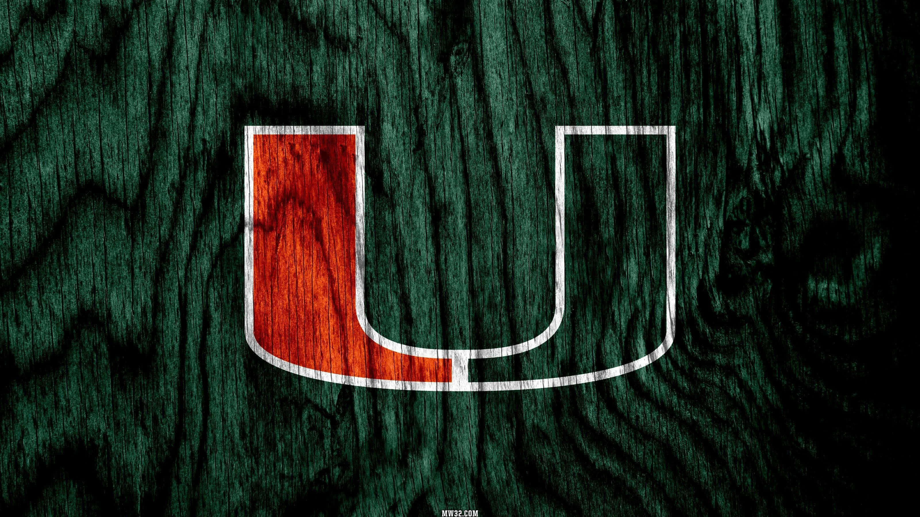 Miami Hurricanes, orange, white, 2K Desktop Wallpaper