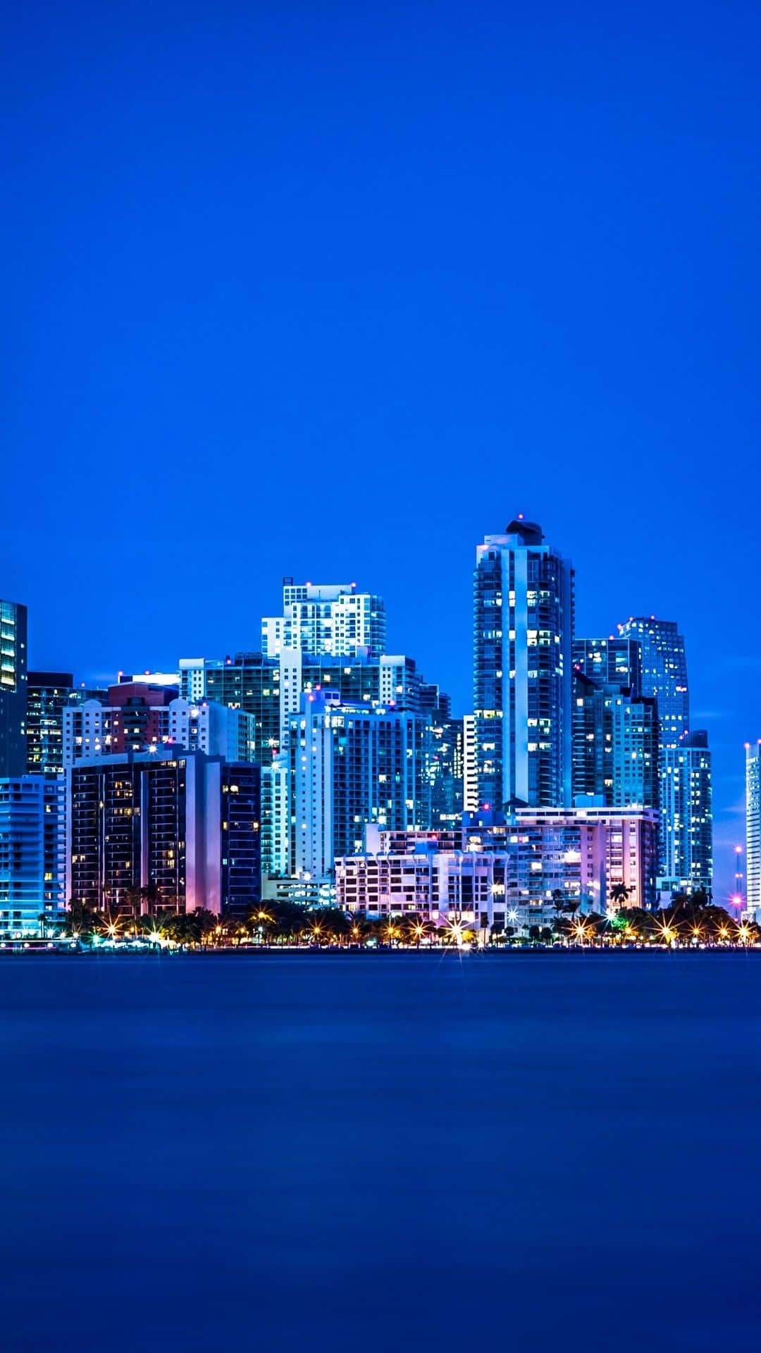 Miami, iPhone, dusk, Full HD Phone Wallpaper