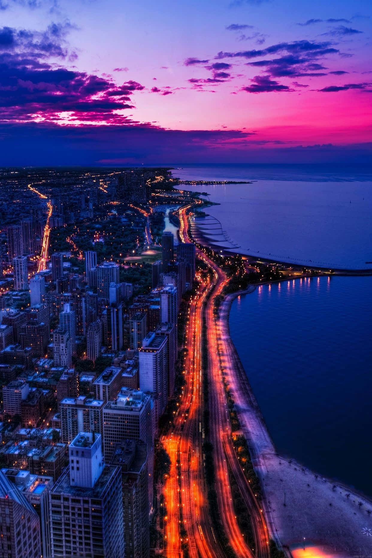 Miami, iPhone, twilight, HD Phone Wallpaper