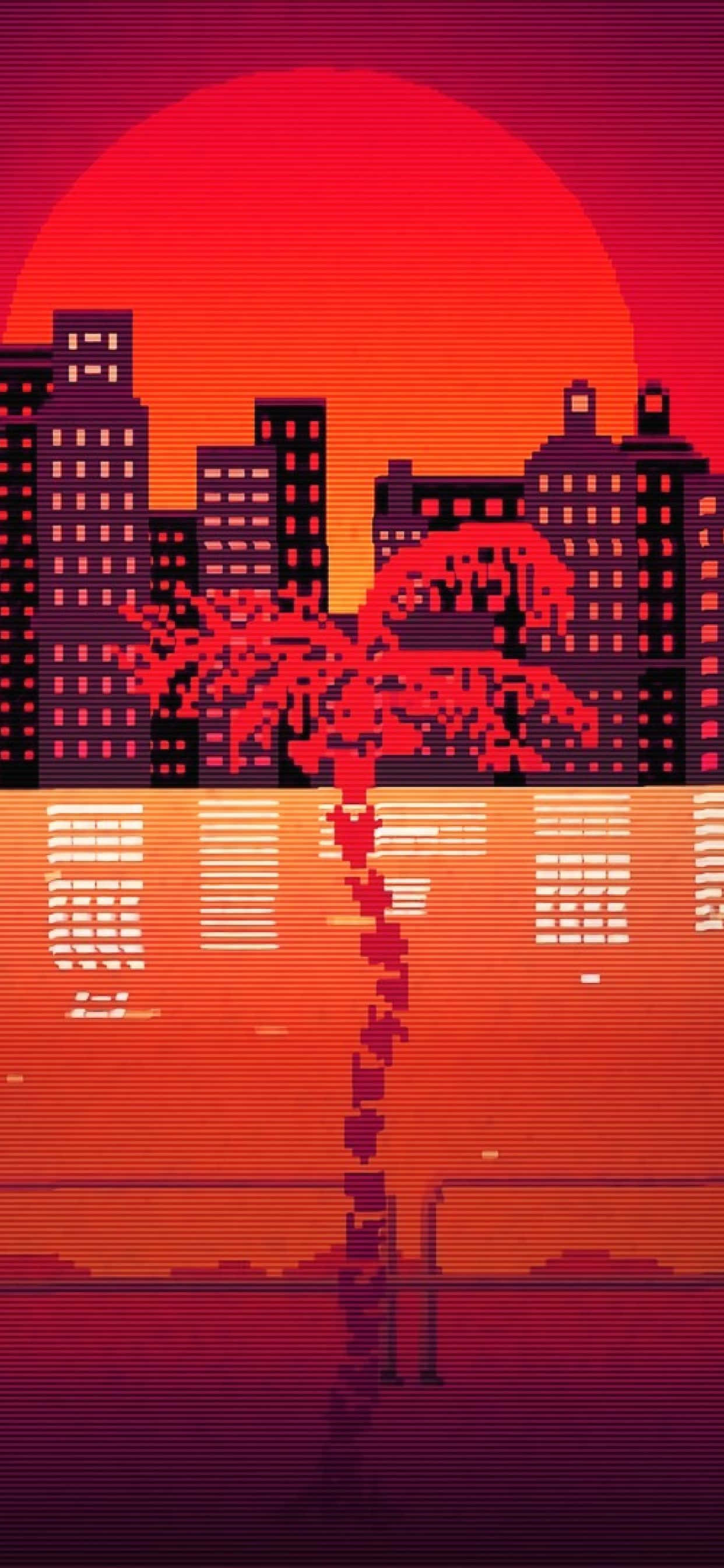 Miami, iPhone, sunset, 2K Phone Wallpaper