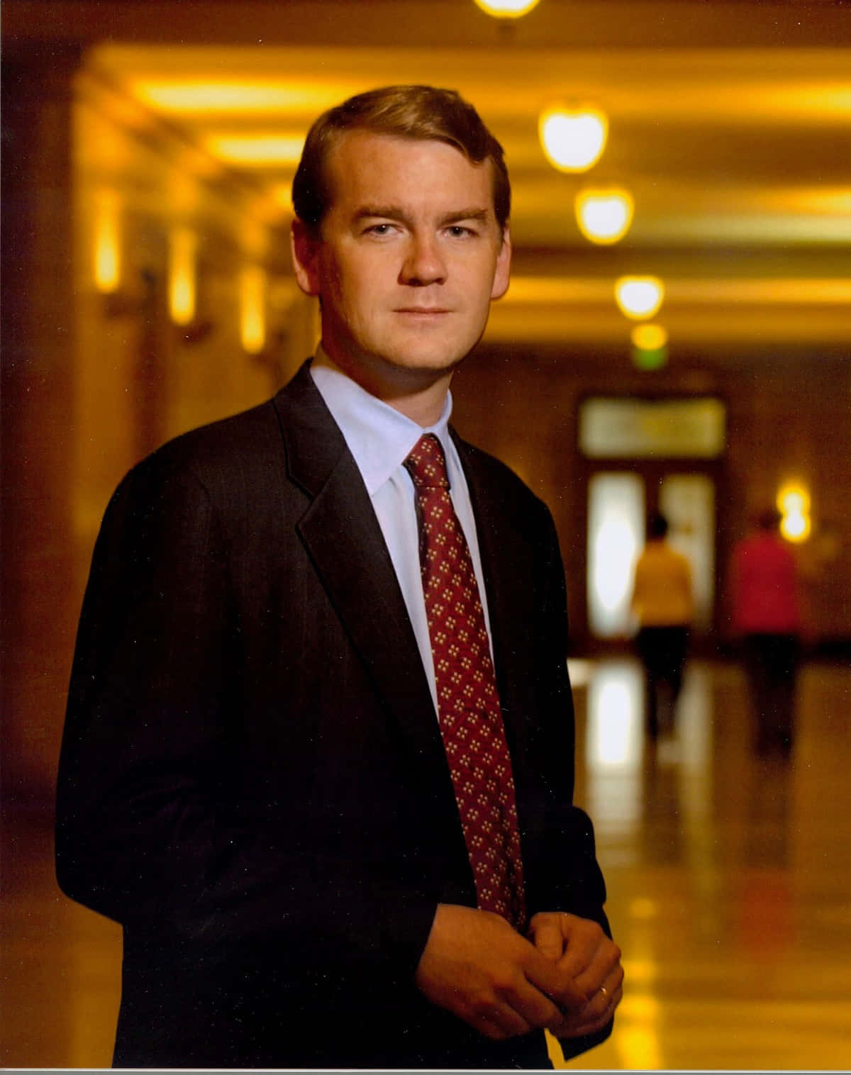 Michael Bennet, dark suit, patterned tie, HD Phone Wallpaper