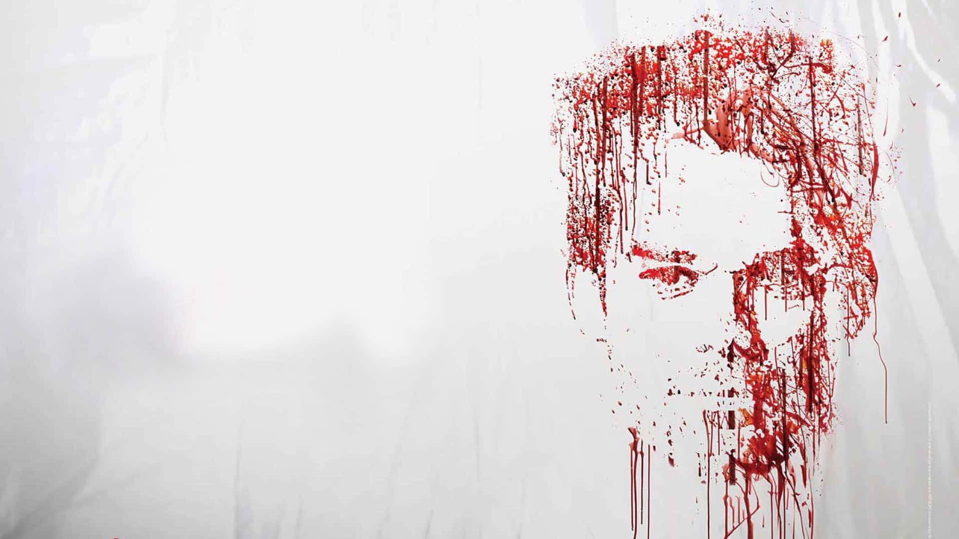 Michael C. Hall, red splatters, drips, Full HD Desktop Wallpaper