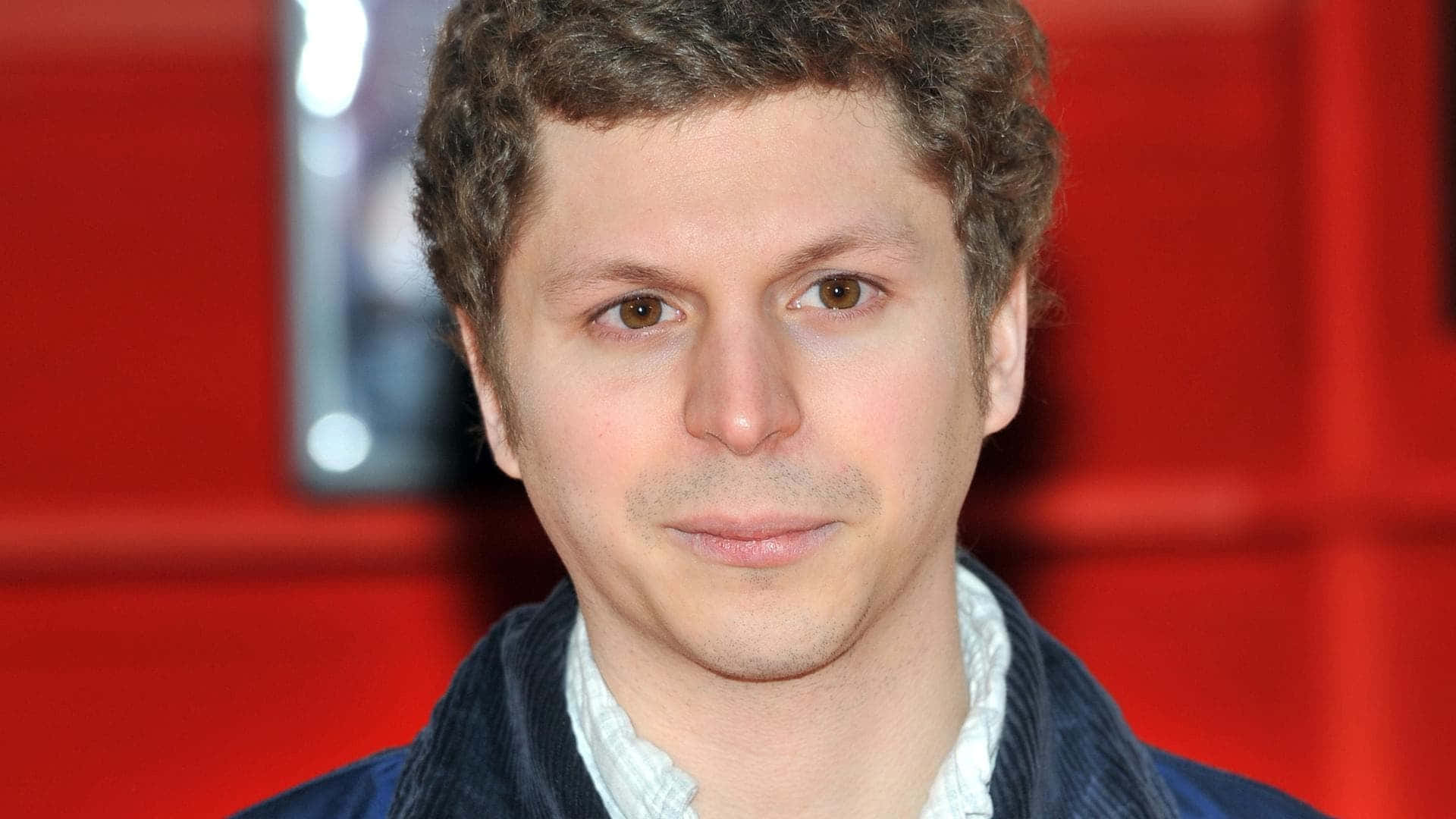 Michael Cera, curly brown hair, brown eyes, Full HD Desktop Wallpaper