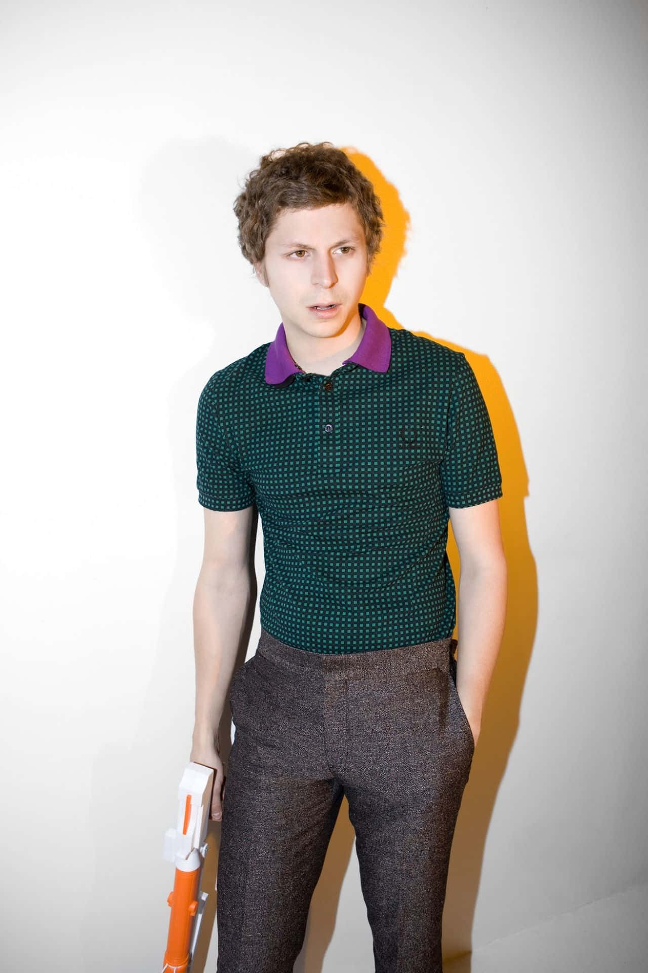 Michael Cera, 2019 Toronto International Film Festival, green polka-dot polo shirt, Full HD Phone Wallpaper