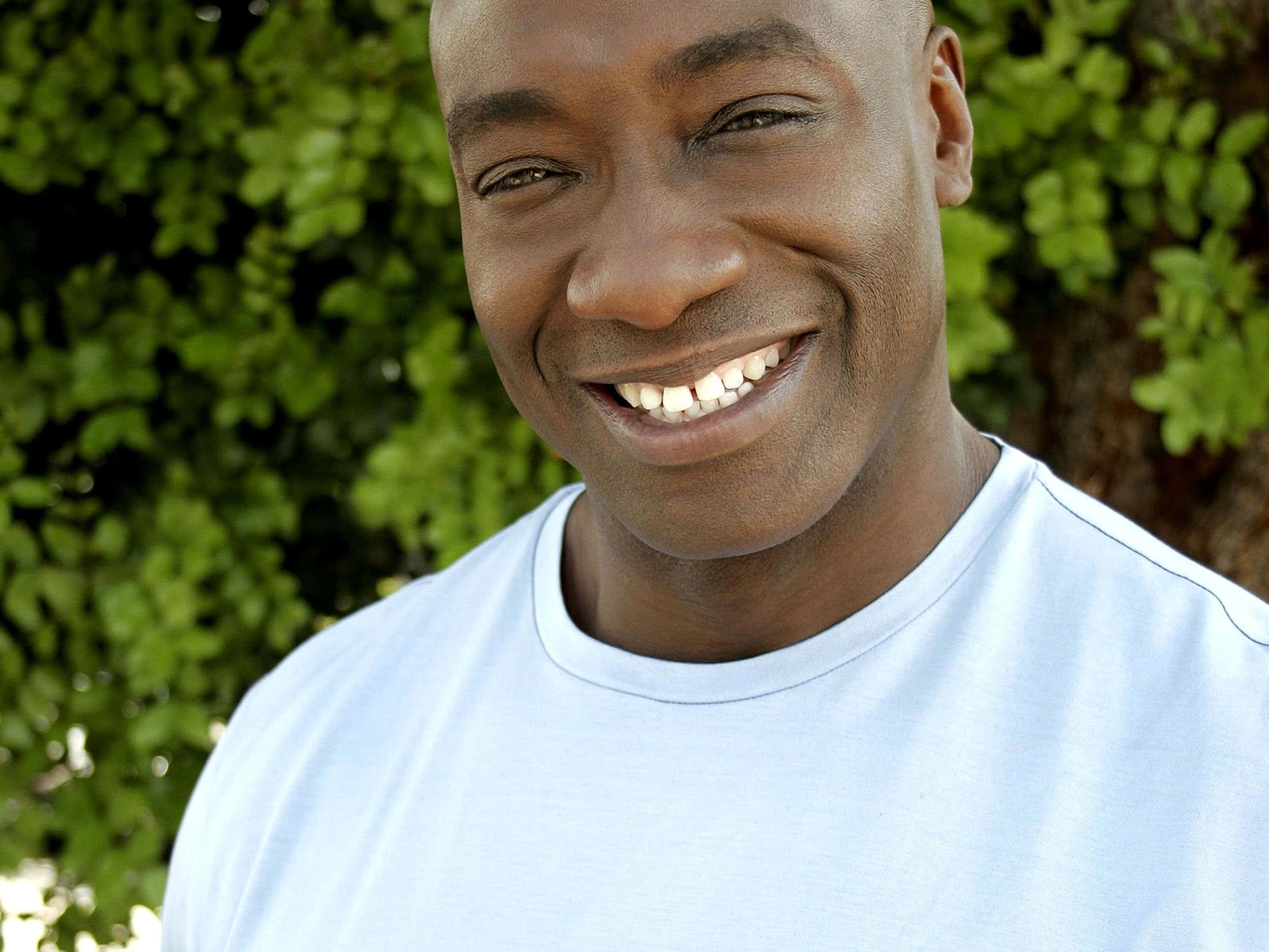 Michael Clarke Duncan, black, wide smile, 2K Desktop Wallpaper