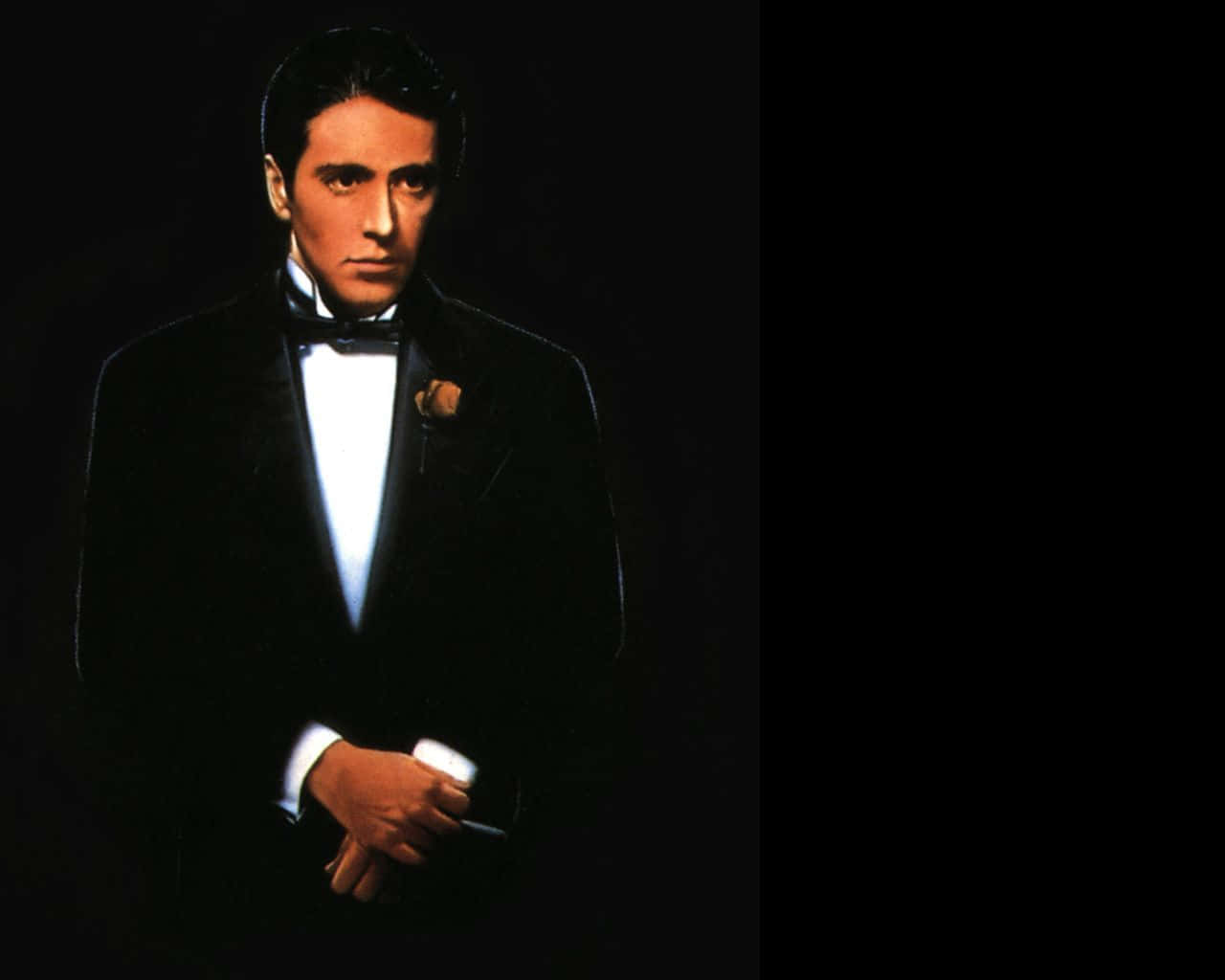 Michael Corleone, black tuxedo, white shirt, HD Desktop Wallpaper