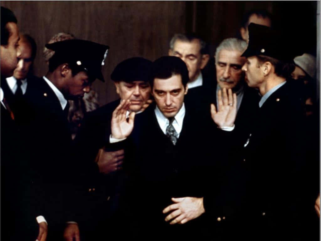 Michael Corleone, courtroom, suit, SD Desktop Wallpaper