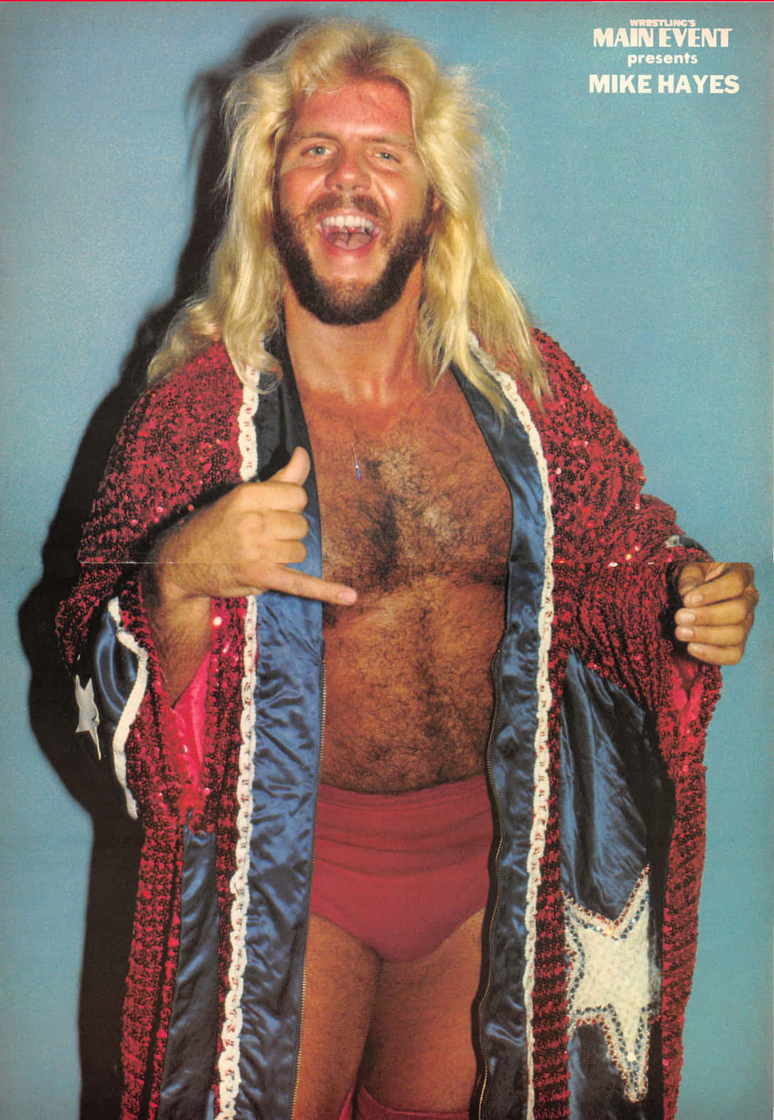 Michael Hayes, red sequined robe, white stars, HD Phone Wallpaper