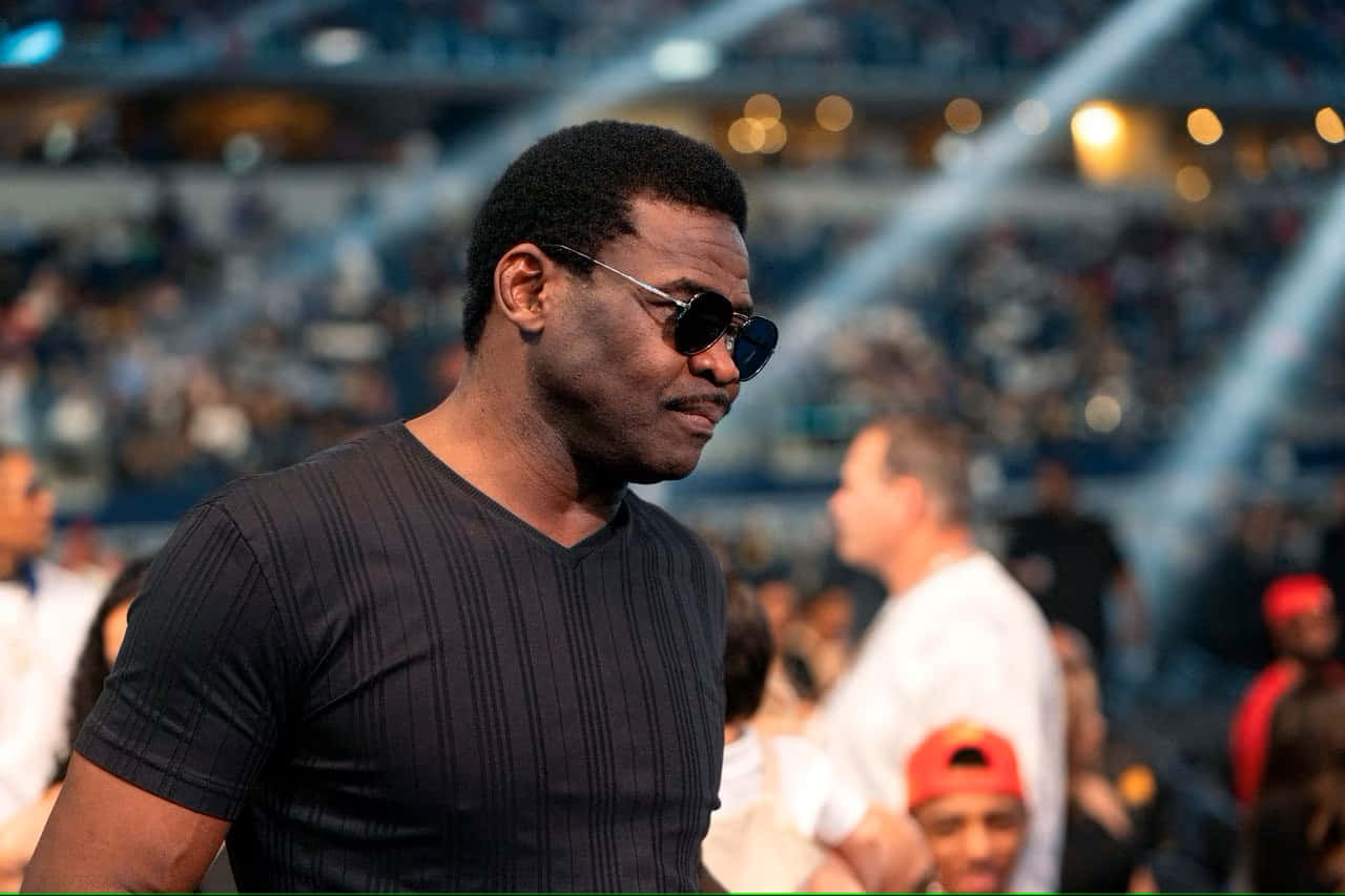Michael Irvin, sunglasses, black shirt, HD Desktop Wallpaper