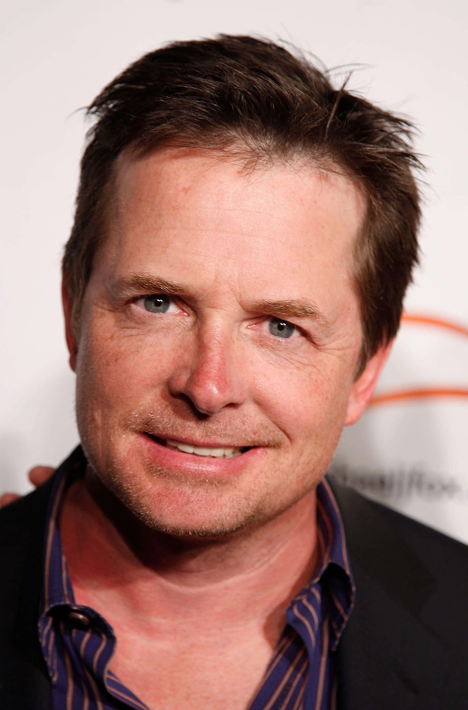 Michael J Fox, 1976, striped shirt, 2K Phone Wallpaper