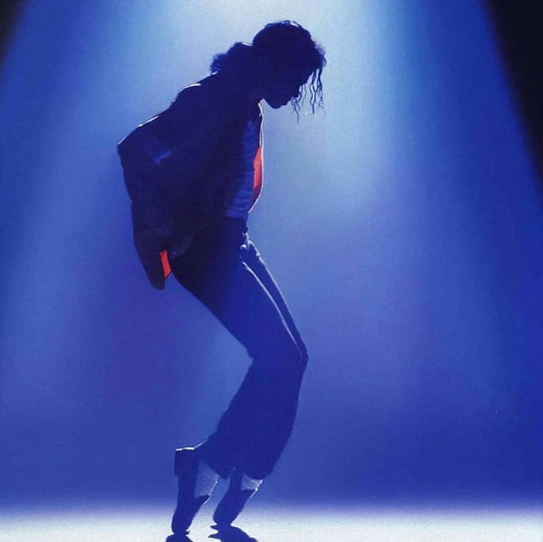 Michael Jackson, silhouette, dynamic pose, SD Desktop Wallpaper
