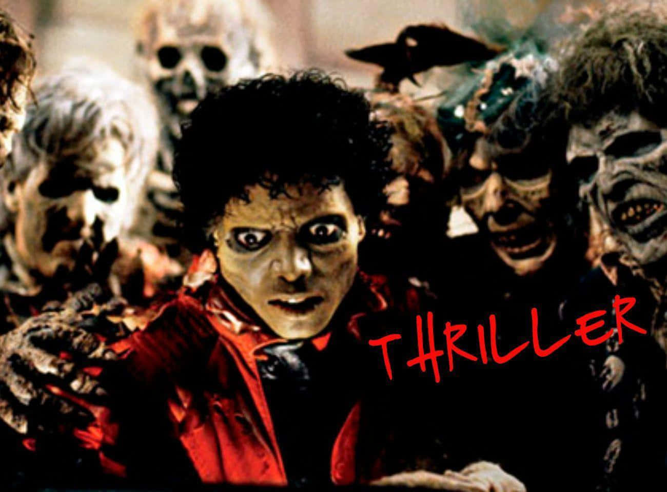 Michael Jackson, Thriller, red jacket, HD Desktop Wallpaper